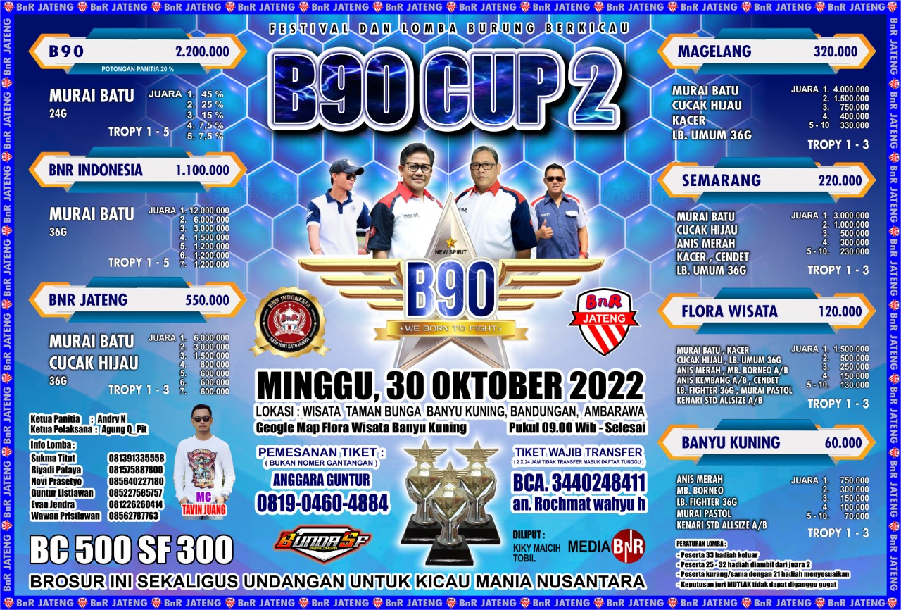 Brosur B90 Cup 2 Ambarawa (15/08/2022)