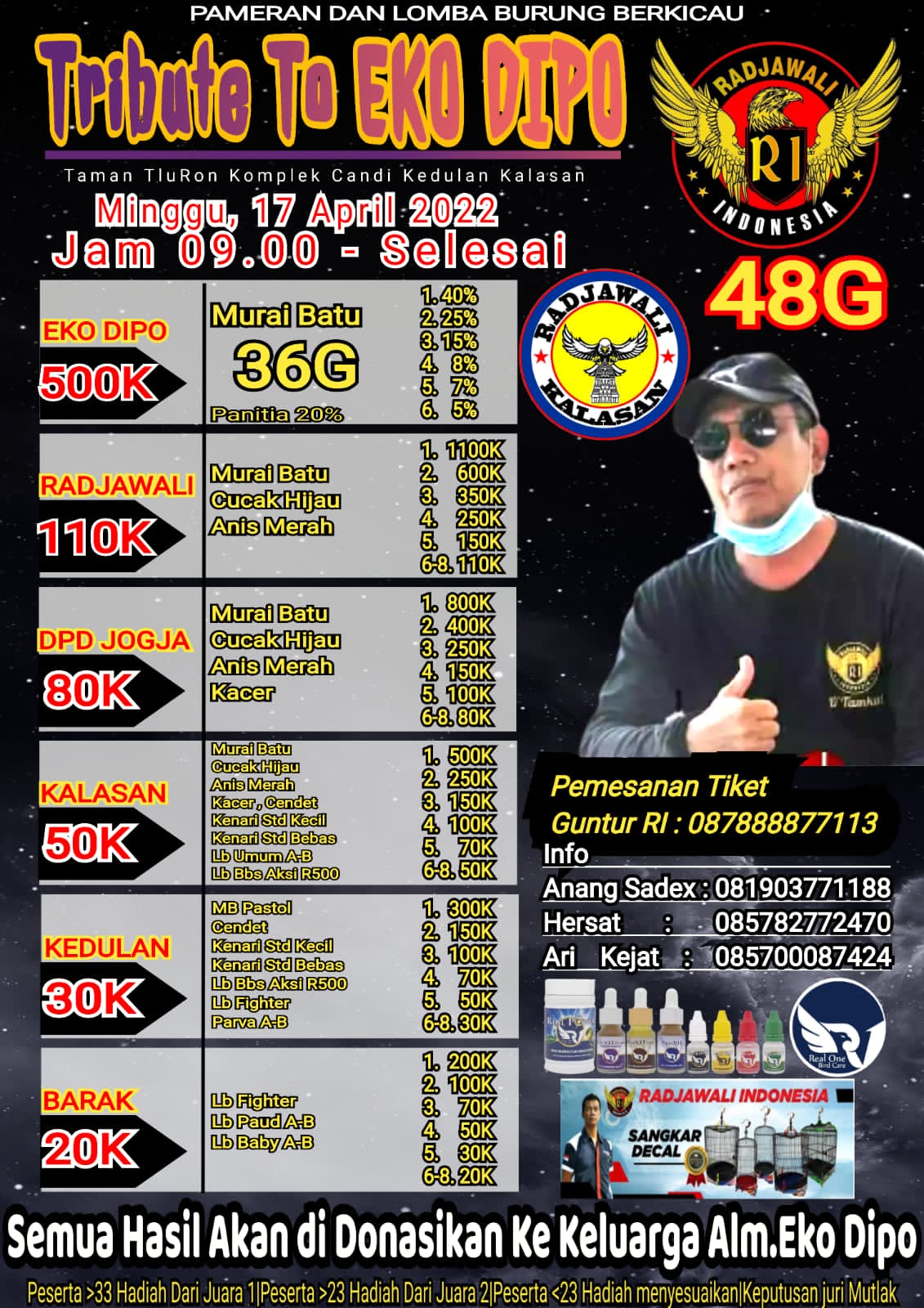 Brosur Tribute To Eko Dipo Yogyakarta (05/04/2022)