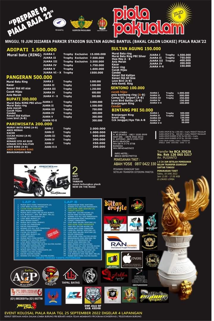 Brosur Piala Pakualam (09/06/2022)
