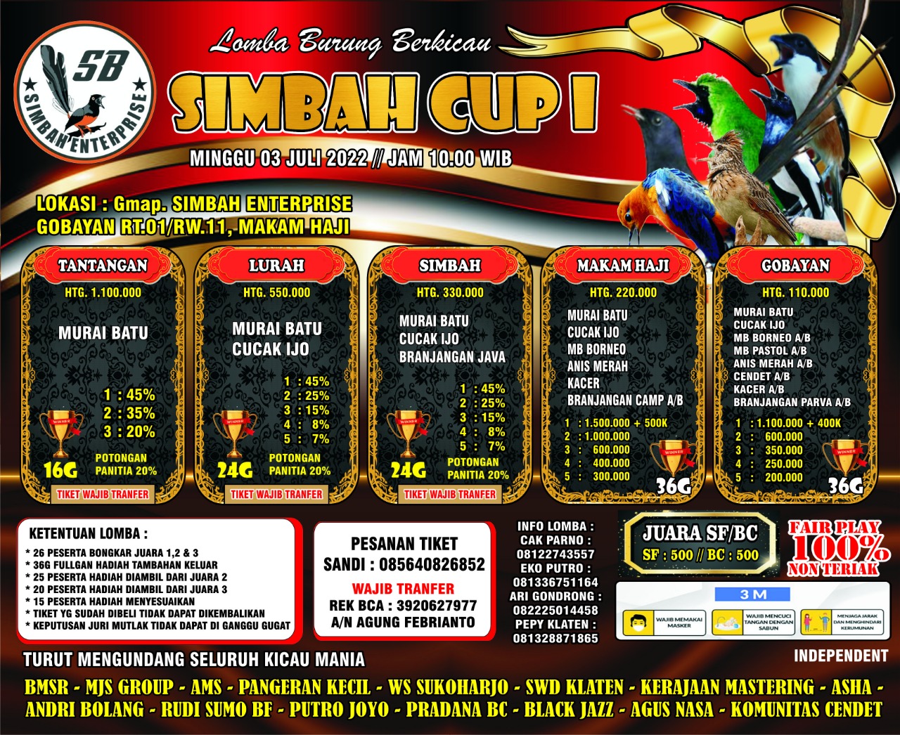 Brosur Simbah Cup I Kartasura