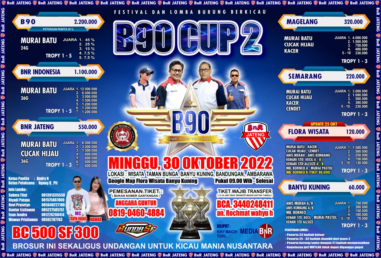 Brosur B90 Cup 2 Ambarawa Jateng